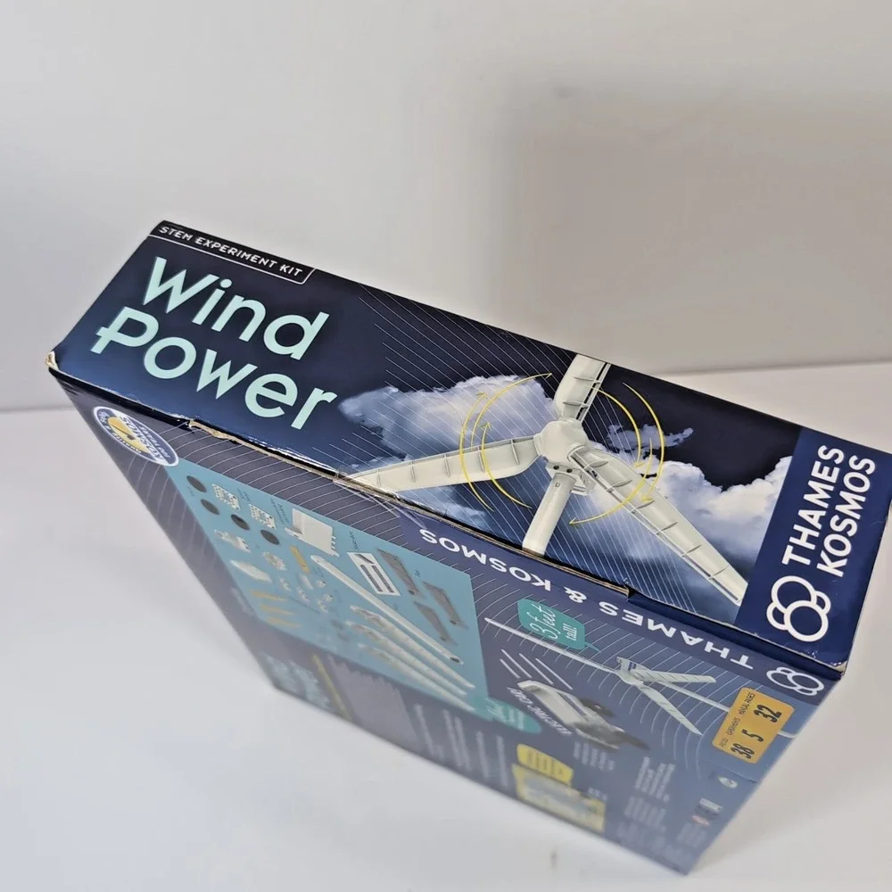 Thames & Kosmos Wind Power STEM Experiment Kit  Build a 3ft Wind Turbine Sealed
